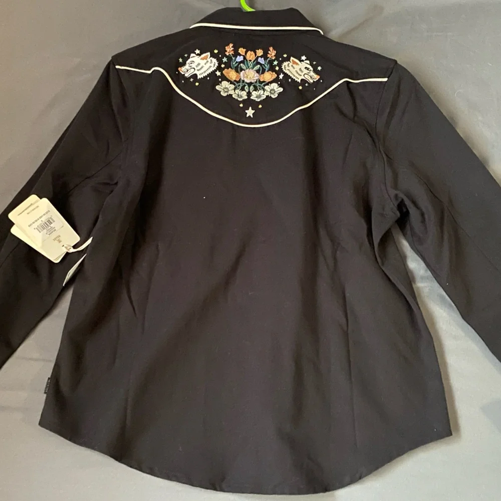 Roark Black and White Floral Blazer - Picture 2 of 3